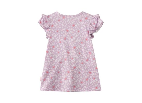 Kleid kurzarm Blumen Rüschen