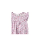 Kleid kurzarm Blumen Rüschen