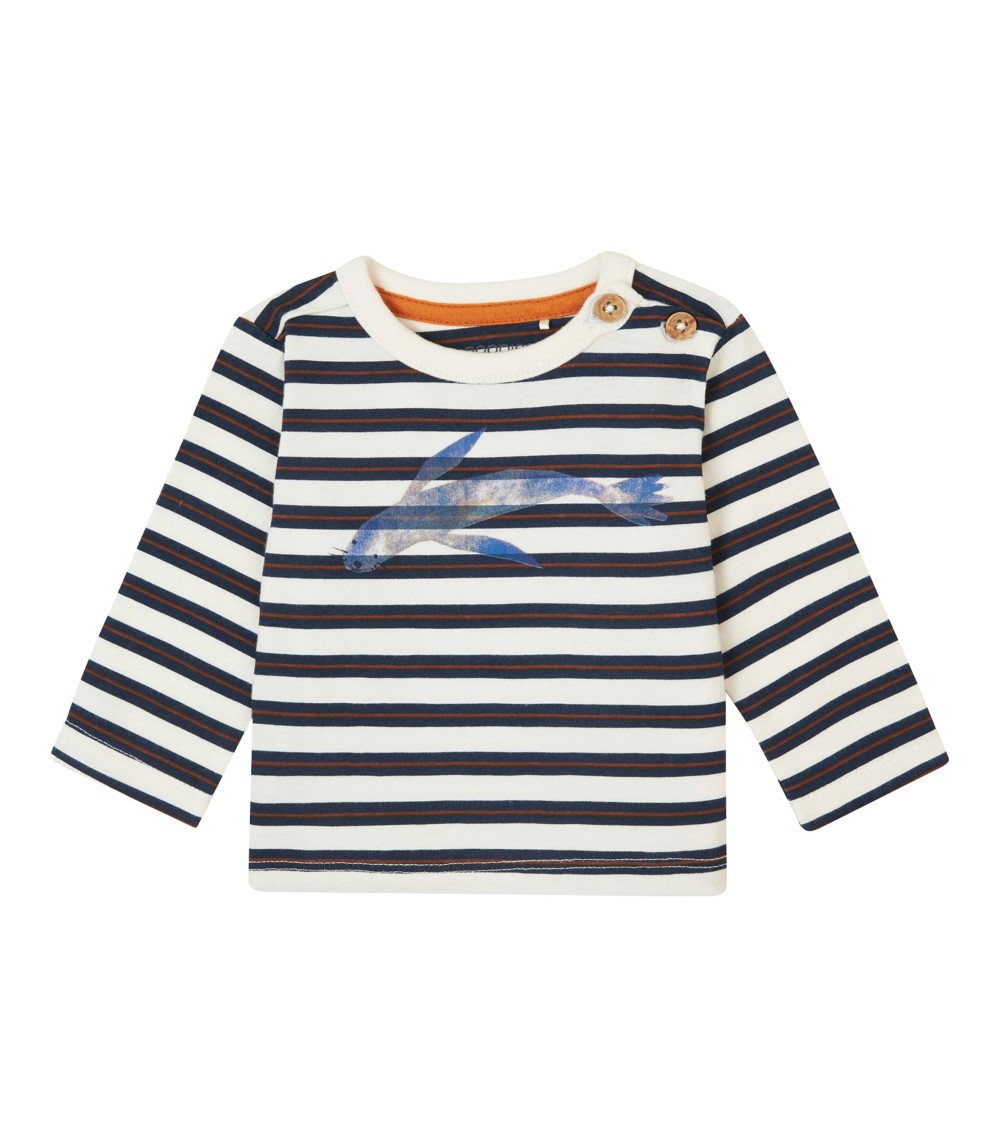 Shirt langarm Ringel Robbe