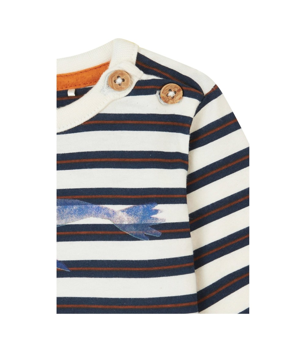 Shirt langarm Ringel Robbe