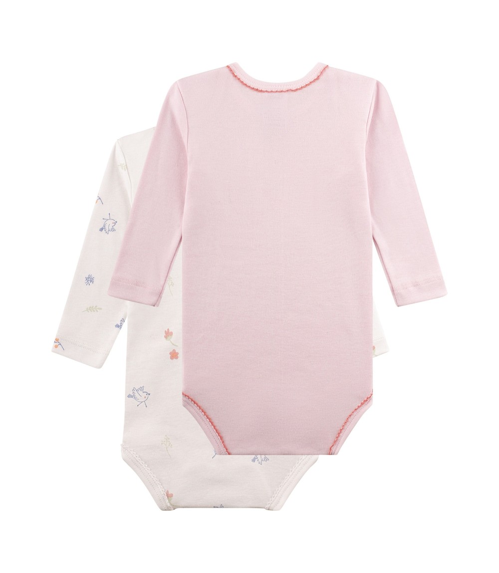 2er-Pack Bodys langarm Vögel