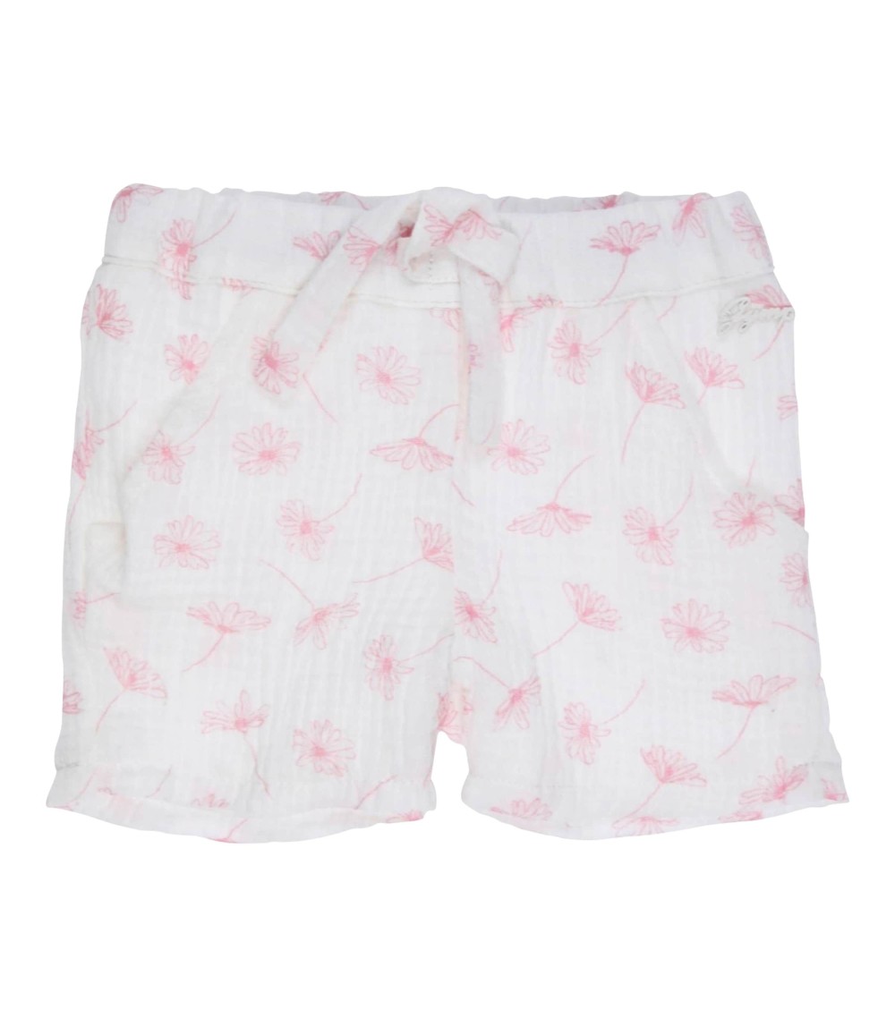 Musselin-Shorts Blumen