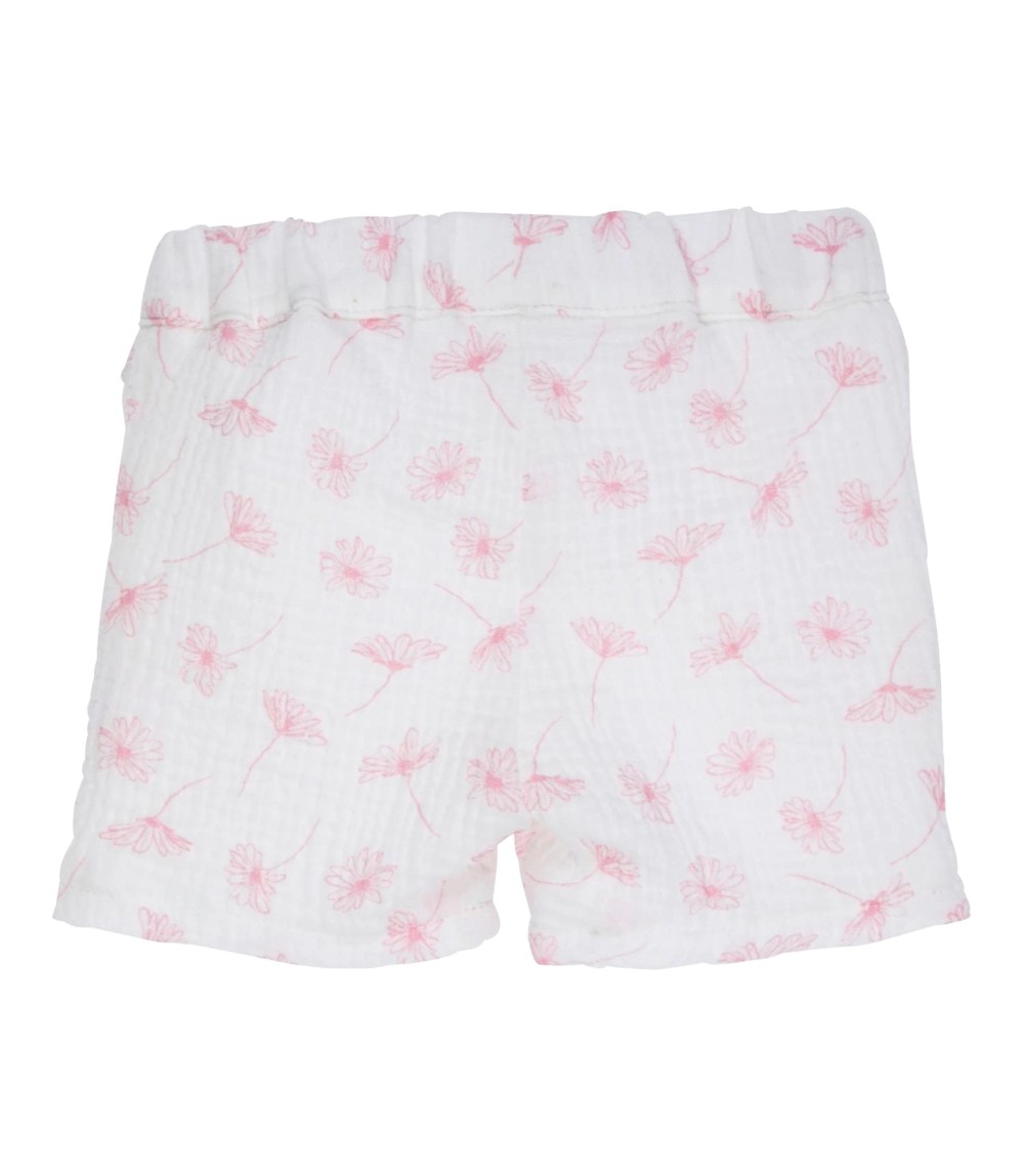 Musselin-Shorts Blumen