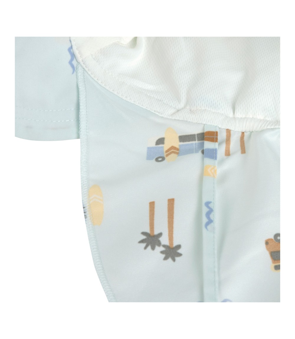 Schirmmütze mit Nacken- und UV-Schutz Strand