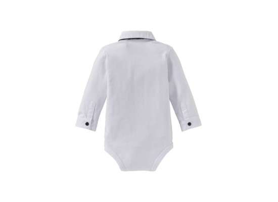 Body langarm Hemd mit Fliege