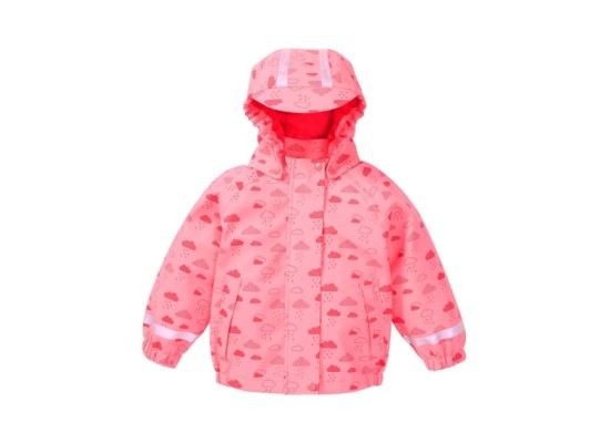 Regenjacke mit Kapuze Wolken