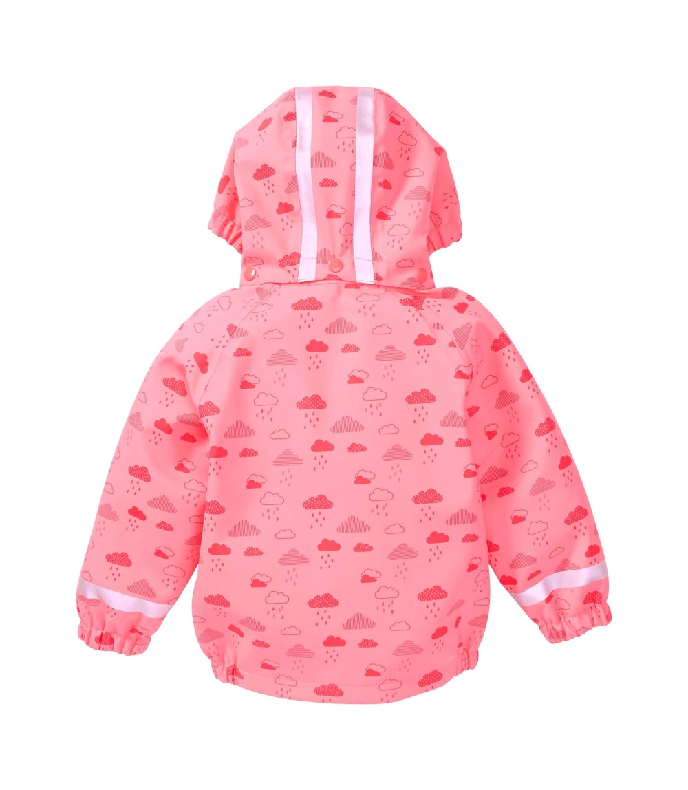 Regenjacke mit Kapuze Wolken
