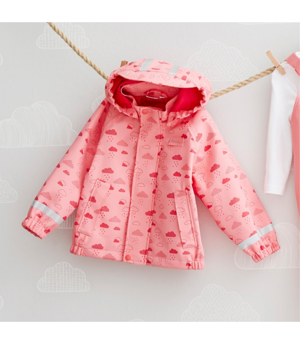 Regenjacke mit Kapuze Wolken