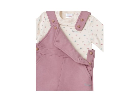 2-tlg Set Latzhose mit Shirt Eichhörnchen