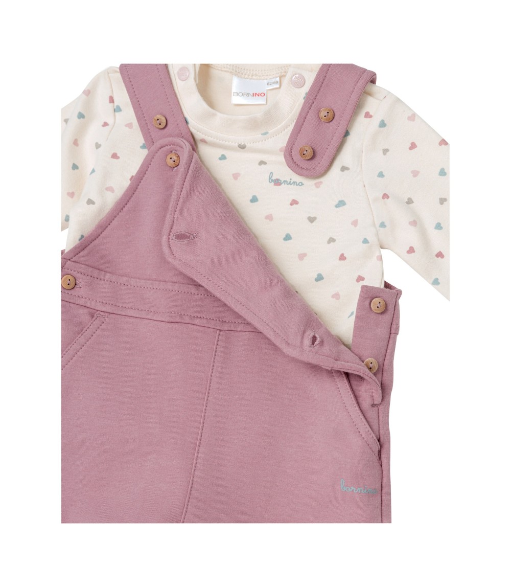 2-tlg Set Latzhose mit Shirt Eichhörnchen