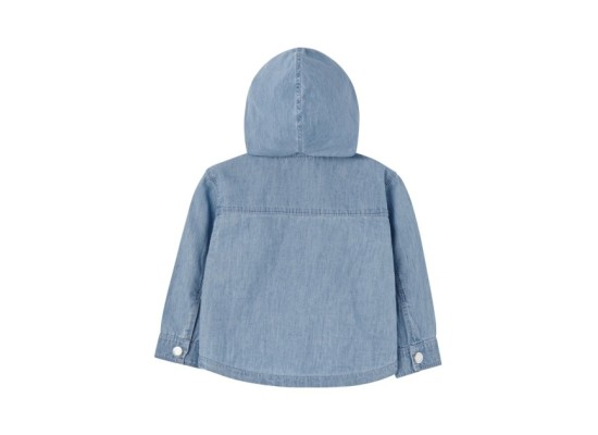 Jeans-Hemd mit Kapuze