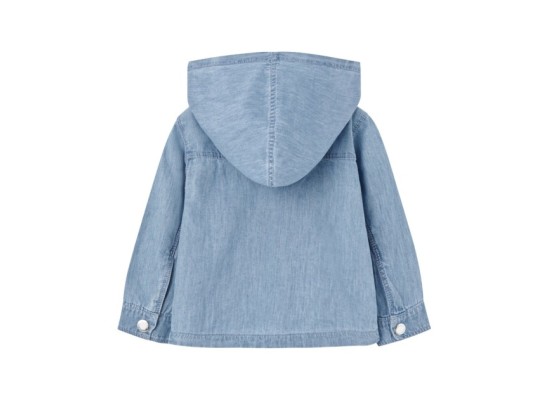 Jeans-Hemd mit Kapuze