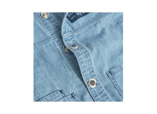 Jeans-Hemd mit Kapuze