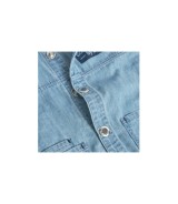 Jeans-Hemd mit Kapuze