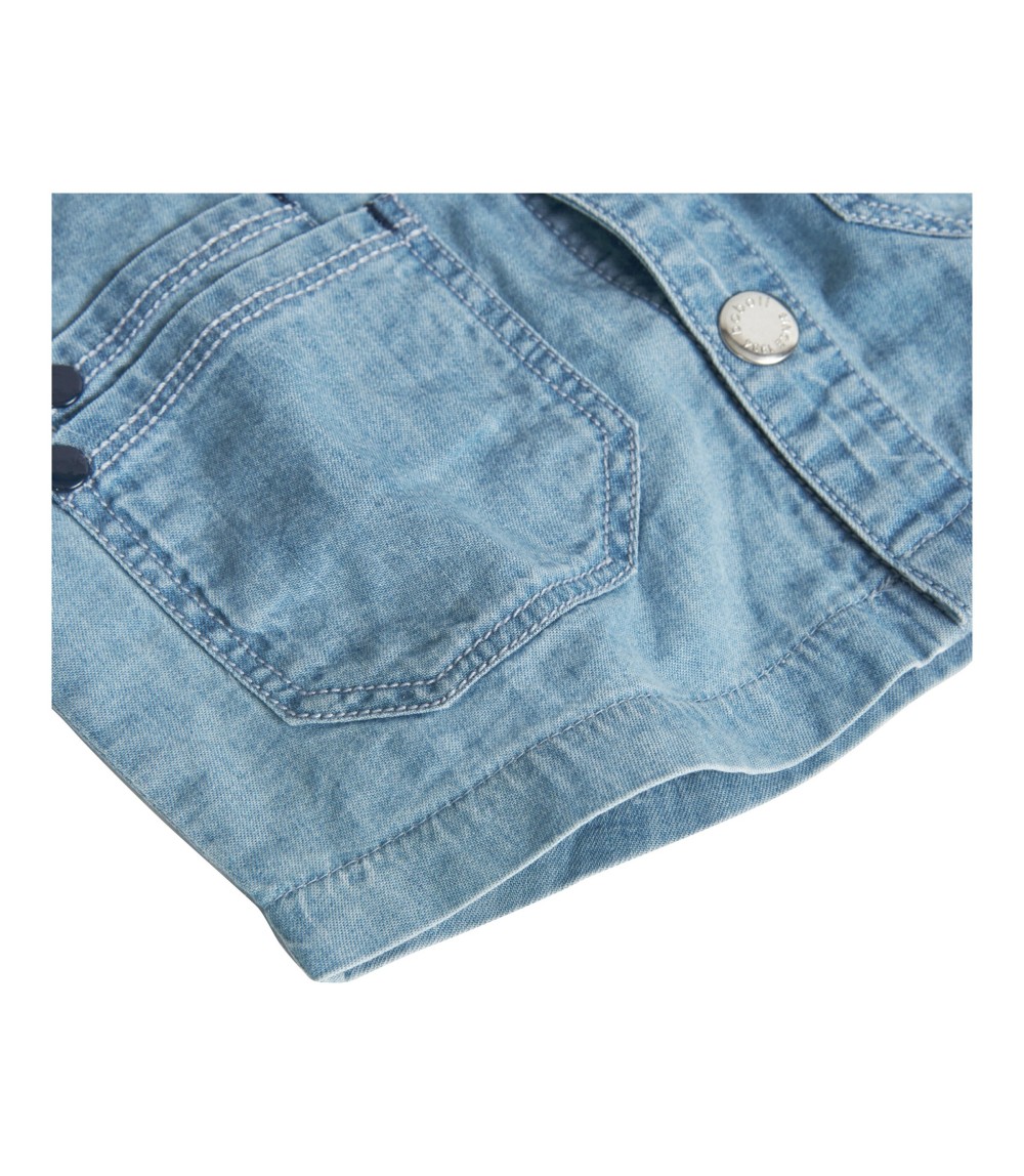 Jeans-Hemd mit Kapuze