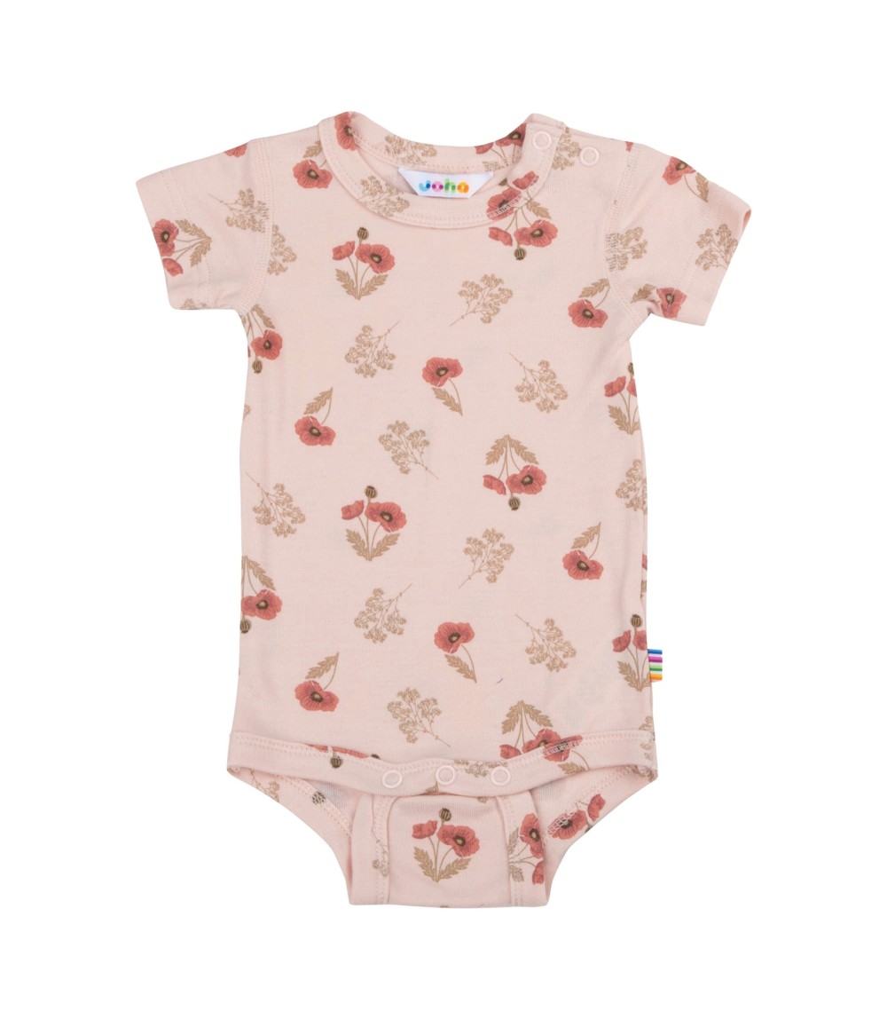 Body kurzarm Blumen Bambus-Viskose