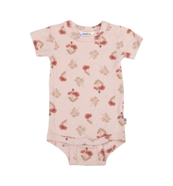 Body kurzarm Blumen Bambus-Viskose