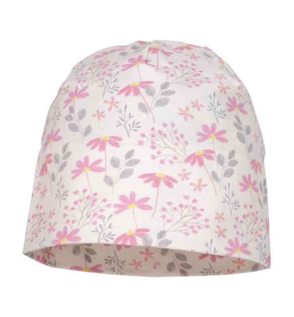 Beanie mit UV-Schutz Blumen