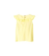 T-Shirt mit Rüschenkragen