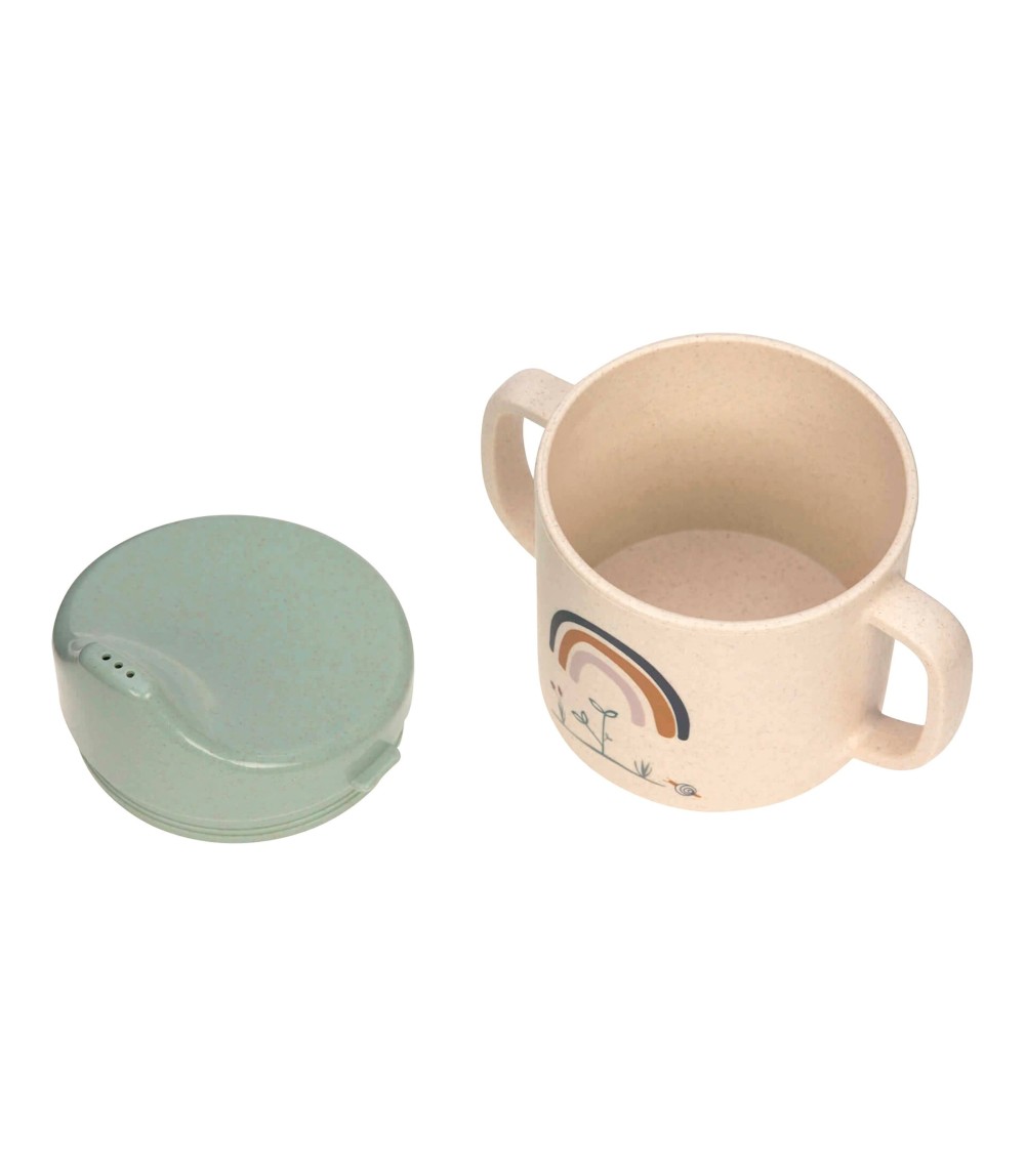 Trinklernbecher mit Henkel mit Zellulose