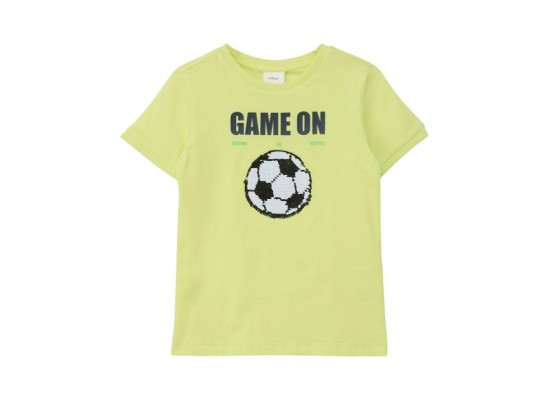 T-Shirt Wendepailletten-Fußball