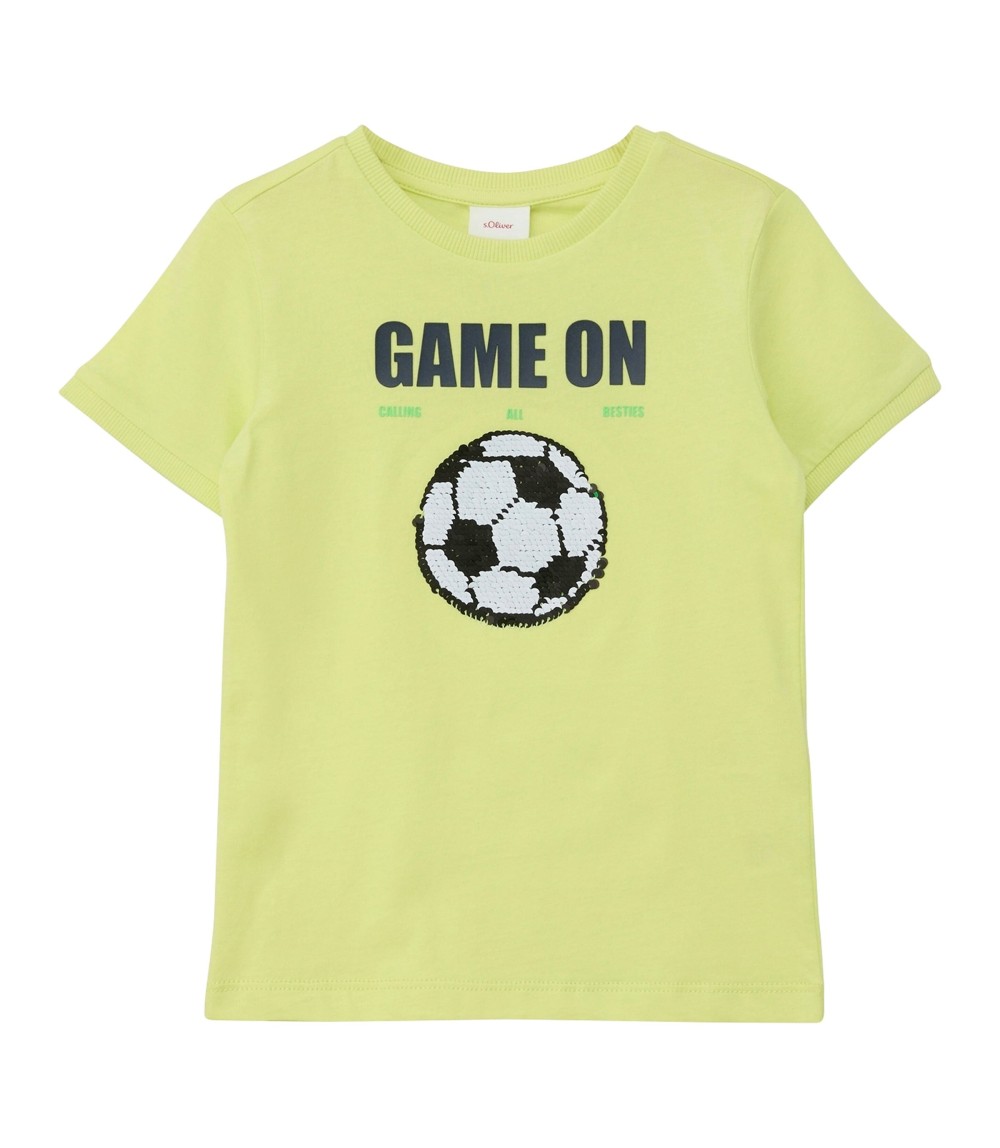 T-Shirt Wendepailletten-Fußball