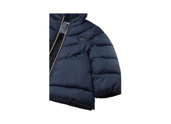 Steppjacke mit Kapuze