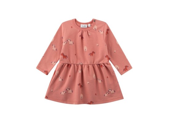 Sweatkleid langarm Pferde