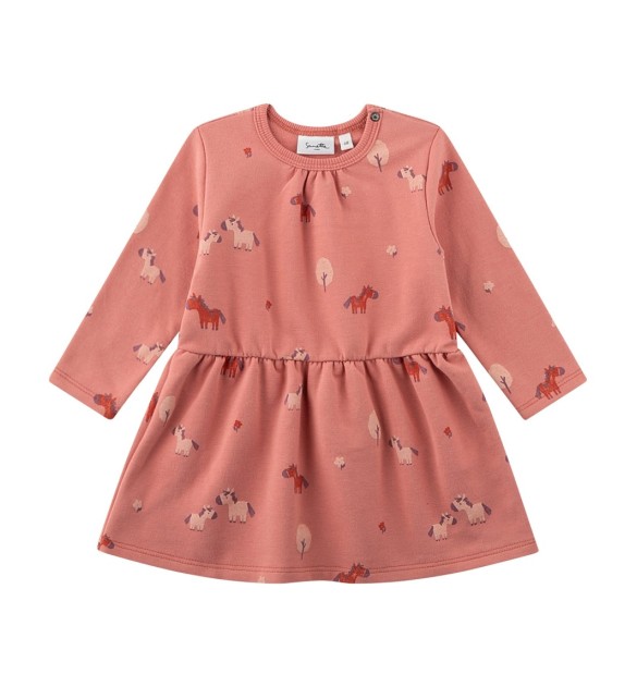 Sweatkleid langarm Pferde