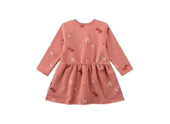 Sweatkleid langarm Pferde