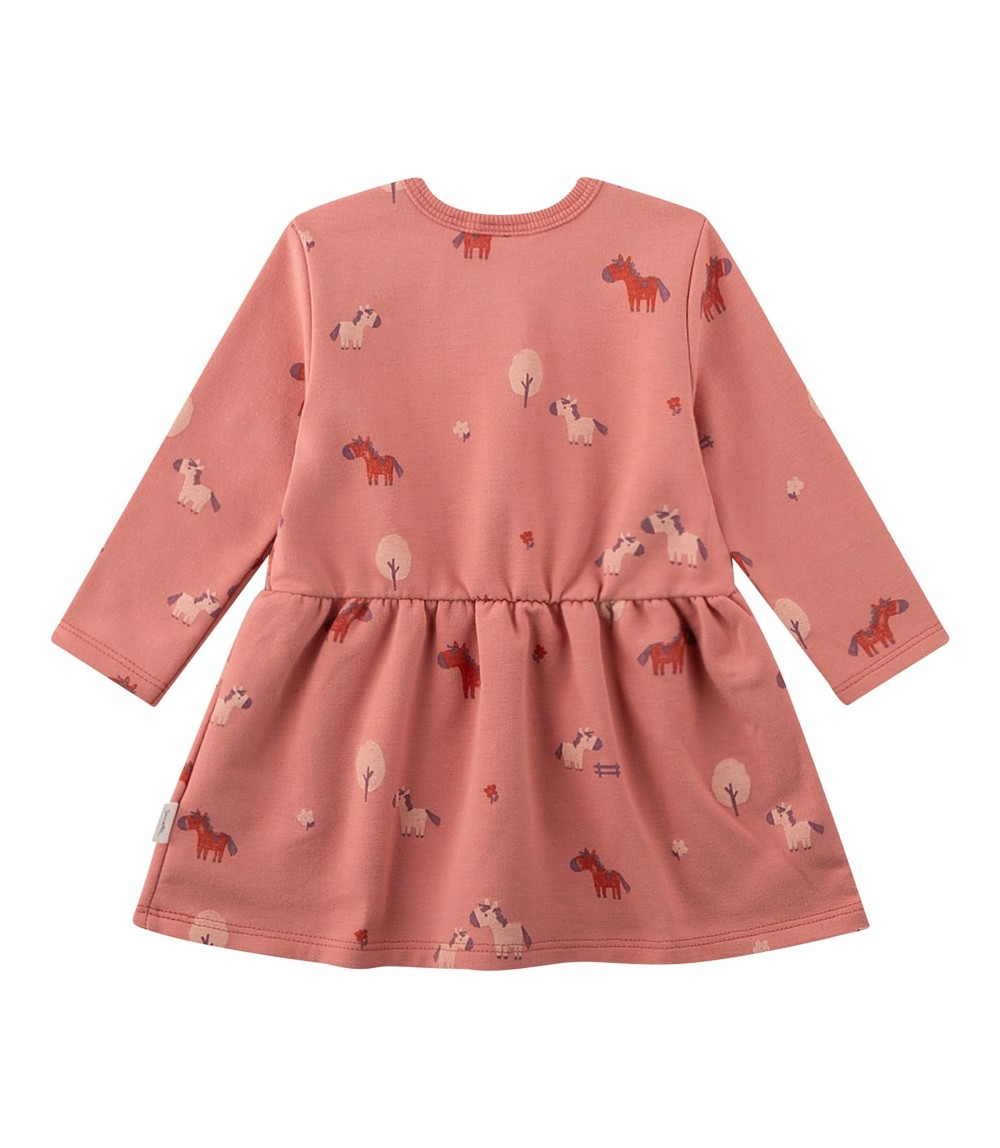 Sweatkleid langarm Pferde