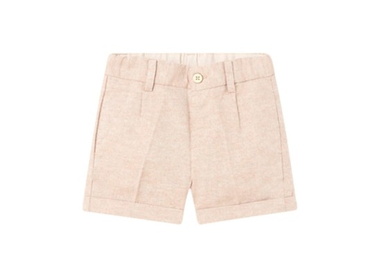 Shorts mit Leinenanteil