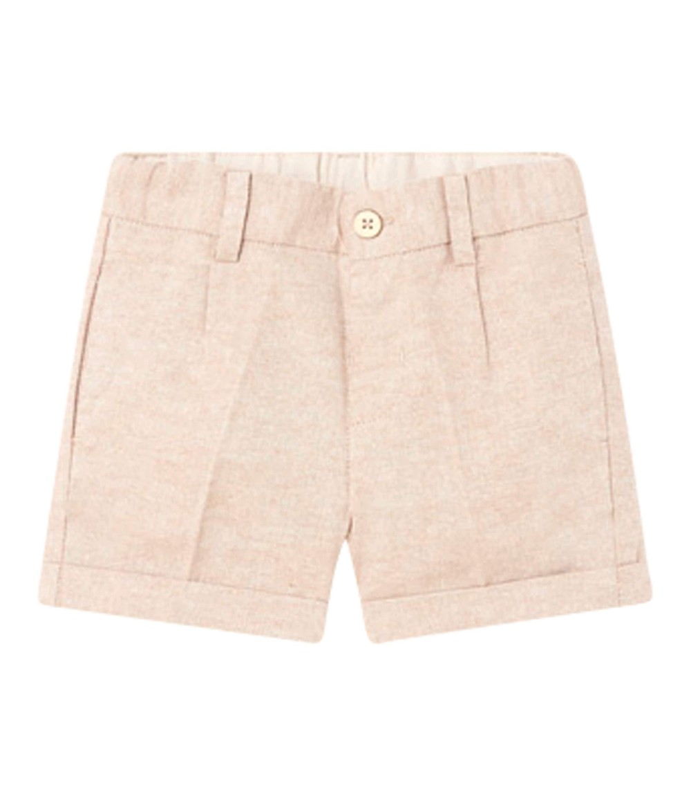 Shorts mit Leinenanteil