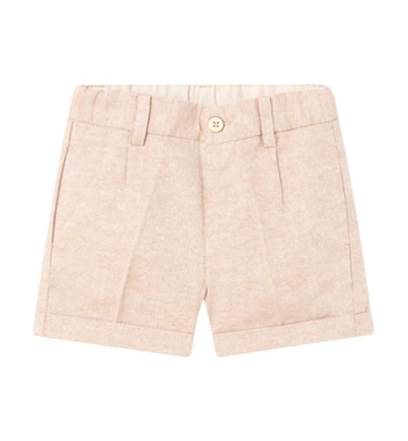 Shorts mit Leinenanteil