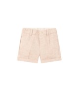 Shorts mit Leinenanteil