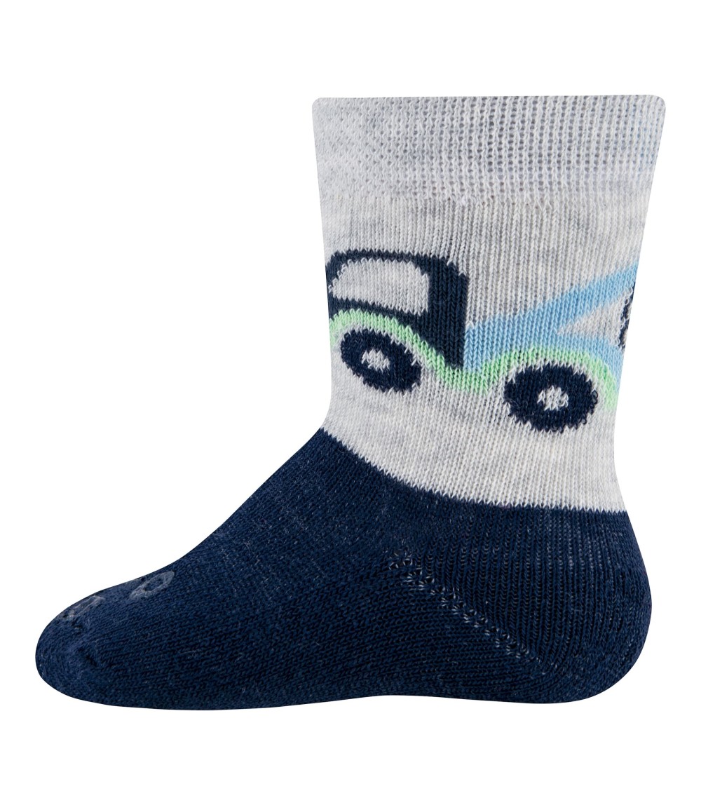 Krabbelsocken Baustellenfahrzeuge