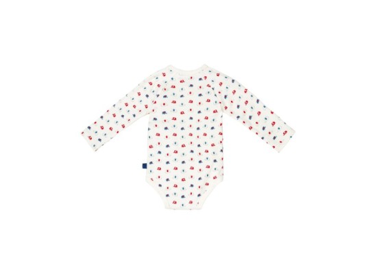 3er-Pack Wickelbodys langarm Elefant Ringel