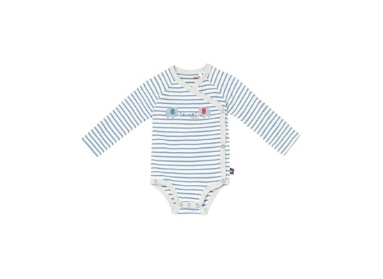 3er-Pack Wickelbodys langarm Elefant Ringel