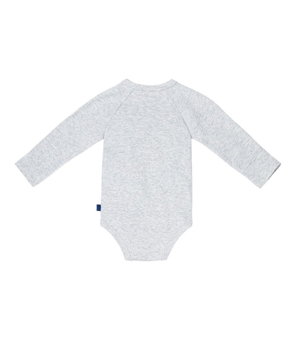 3er-Pack Wickelbodys langarm Elefant Ringel