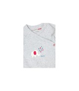 3er-Pack Wickelbodys langarm Elefant Ringel