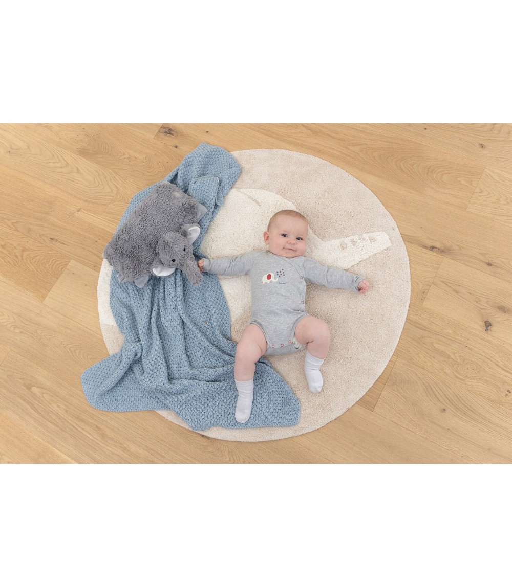 3er-Pack Wickelbodys langarm Elefant Ringel