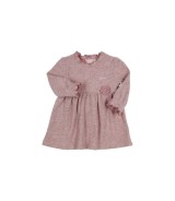 Strickkleid langarm mit Lurex Rippqualität