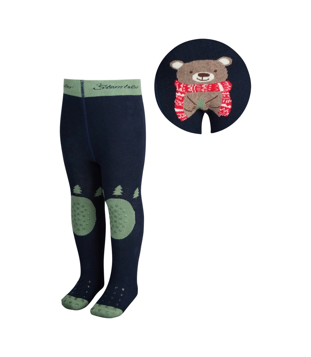 Krabbelstrumpfhose Bär