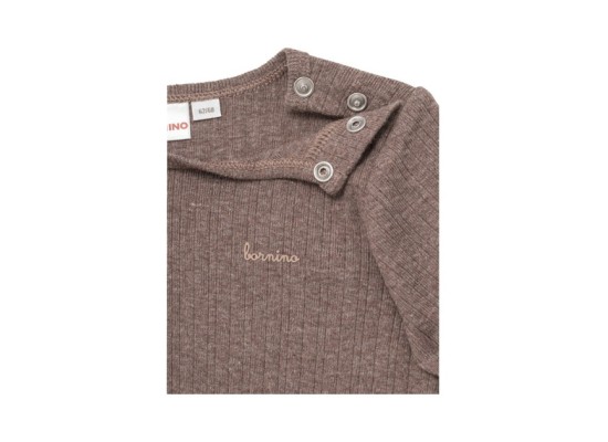 Shirt langarm Rippqualität