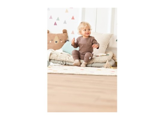 Shirt langarm Rippqualität