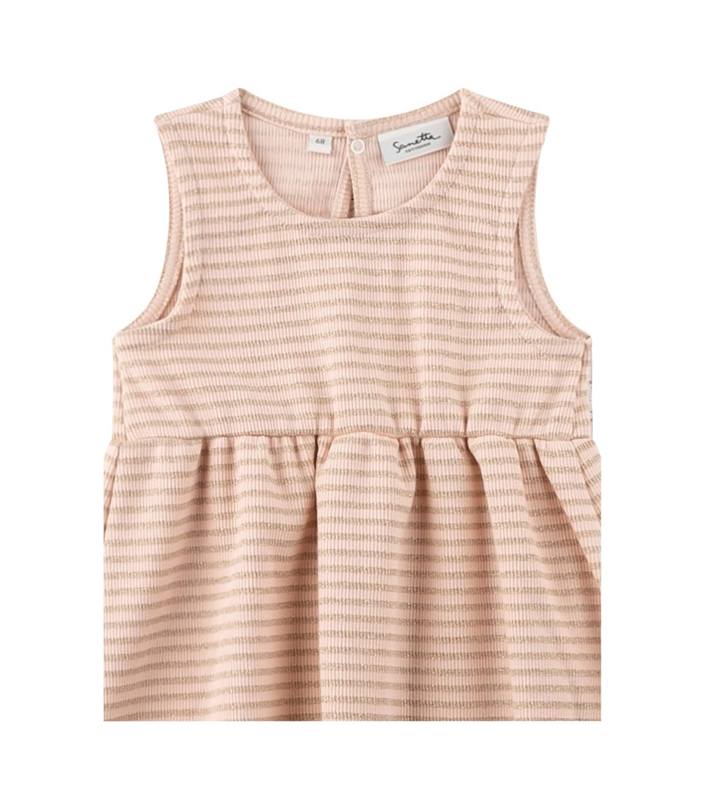 Kleid ohne Arm Glitzer-Ringel