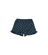 Krepp-Hosenrock Paisley Volant