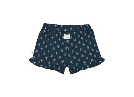 Krepp-Hosenrock Paisley Volant