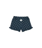 Krepp-Hosenrock Paisley Volant