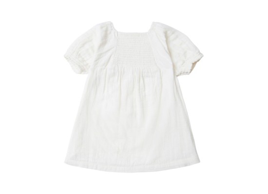 Kleid kurzarm Leinenoptik